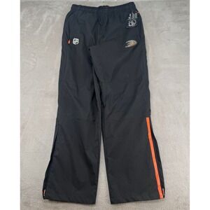 NWT Fanatics Authentic Pro NHL  Anaheim Ducks Locker Room Pants Mens L Black